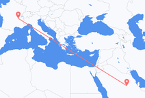 Flights from Riyadh to Lyon