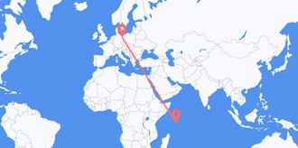 Flights from Seychelles to Germany