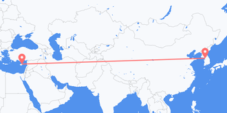 South Korea to Cyprus