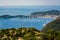 photo of an aerial panoramic view on marina in Beaulieu sur Mer, France.