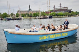 Fahrt mit dem offenen Elektroboot in Stockholm