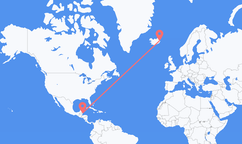 Flights from Belize City to Egilsstaðir
