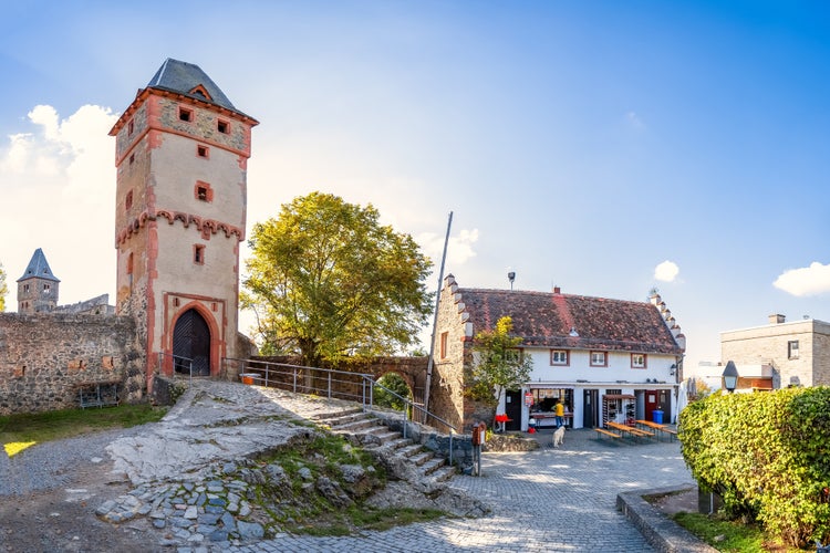 Photo of Castle Frankenstein at Darmstadt Eberstadt, Germany .