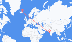 Flights from Mumbai to Egilsstaðir
