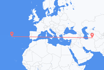 Vuelos de Asjabad, Turkmenistán hacia Santa Cruz da Graciosa, Portugal