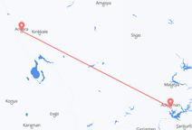 Flyreiser fra Ankara, til Adiyaman