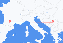 Flyg från Toulouse till Kraljevo