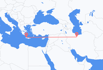 Vuelos de Teherán a La Canea