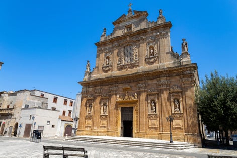 The Sanctuary of the Most Holy Crucifix of Piety (Santissimo Crocifisso della Pietà) in Galatone, province of Lecce, Puglia, Italy