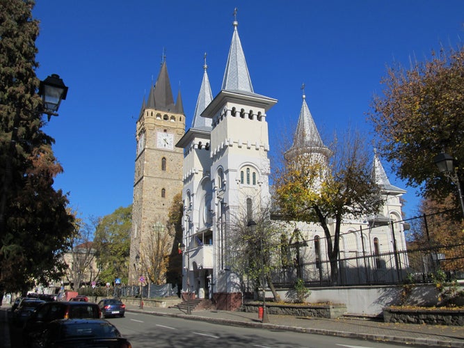 Ștefan Tower in Baia Mare, Romania.