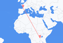 Bujumbura to Bordeaux