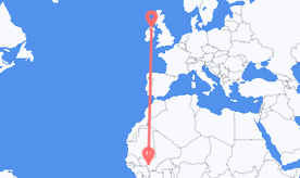 Flights from Mali to Northern Ireland