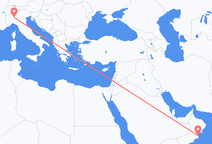เที่ยวบิน จาก Duqm, โอมาน ไปยัง มิลาน, อิตาลี