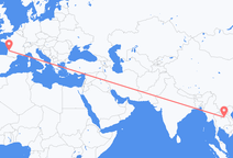 Flights from Vientiane to Bordeaux