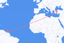 Paramaribo to Antalya