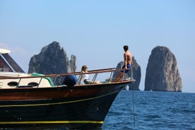 Tour sulla costa di Sorrento e Capri in barca da Amalfi