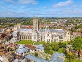 Photo of beautiful view of the city and university of Cambridge, United Kingdom.