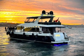 Istanbul: Bosphorus Sunset Yacht Cruise with Live Guide