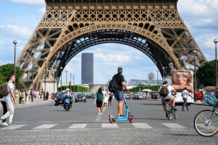 electric scooters with the Eiffel Tower in the background.jpg