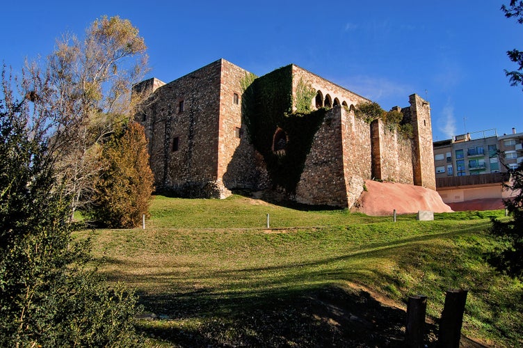 Photo of Old Vallparadis castle at Terrassa city in Barcelona province ,Catalonia ,Spain.