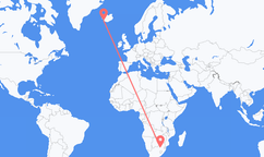 Flights from Johannesburg to Reykjavík