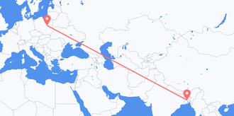 Flüge von Bangladesch nach Polen