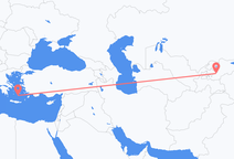 Flyrejser fra Osj til Santorini