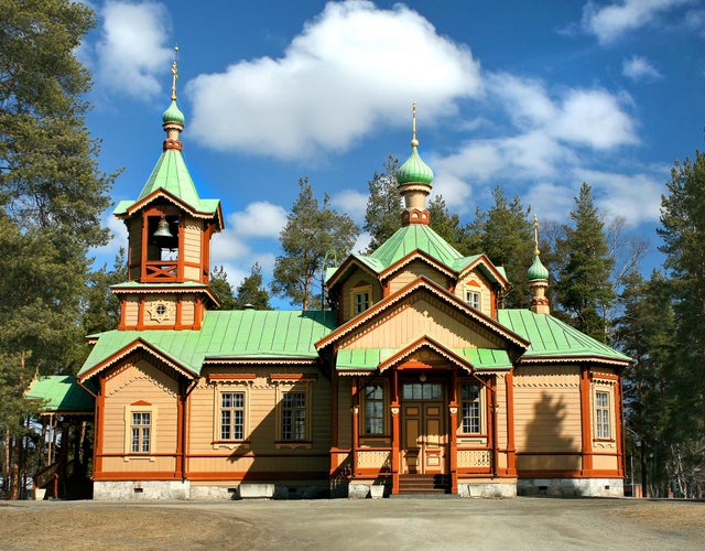 Orthodox church in Joensuu, Finland.