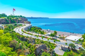 Harbor in the old city of Antalya Kaleici Old Town. Antalya, Turkey.