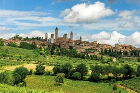 Heils dags rafhjólaleiga í San Gimignano