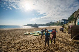 Pembrokeshire: Paddle Boarding At Tenby North Beach