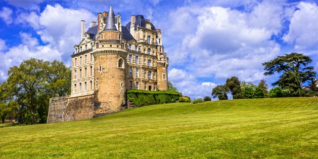 Most beautiful castles of France series -Chateau de Brissac in Loire valley