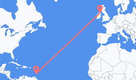 Flights from St. Vincent & Grenadines to Northern Ireland