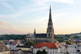 Linz, Austria. Panoramic view of the old town.