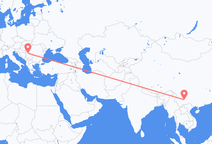 frá Kunming til Belgrad