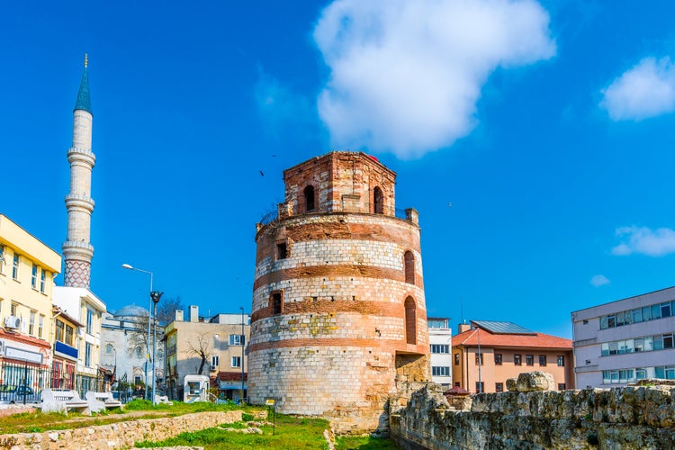 Photo of Macedonian Tower Tower or clock tower in Edirne City of Turkey.