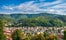 photo of beautiful aerial panoramic view of the old town in Tryavna, Bulgaria.