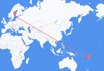 Vols de Savusavu, les Fidji pour Mariehamn, îles Åland