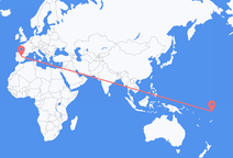 Cheap Flights from Funafuti to Madrid – Lowest Fares & Maximum Choice