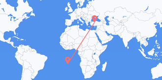 Flights from St. Helena to Turkey