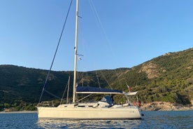 Dream time in the islands of Lerins- sailboat