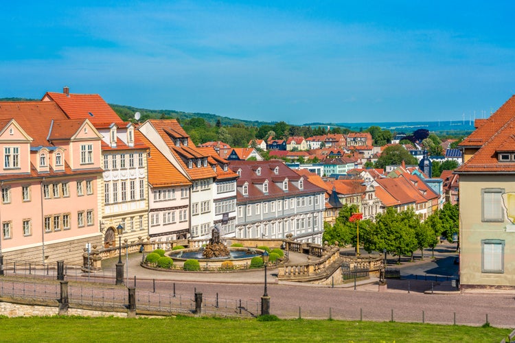 Photo of View over the city of Gotha, Germany on a warm and sunny summer day .