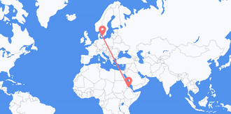 Eritrea to Denmark