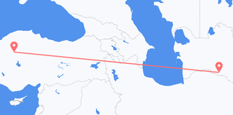 Vuelos de Turkmenistán a Turquía