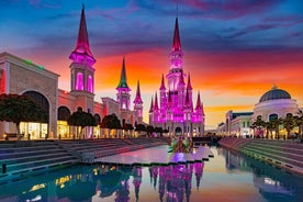 Le pays des légendes la nuit avec Boat Parade Inl. Transfert f/côté