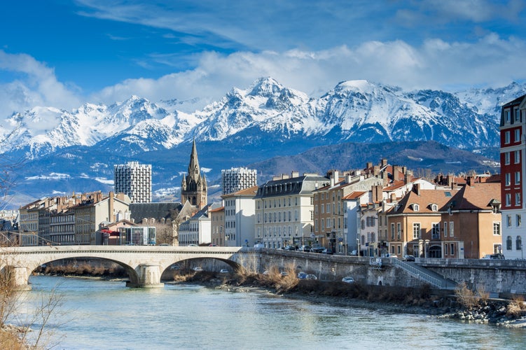 Photo of Grenoble, France .