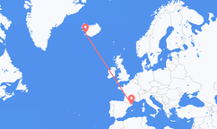 Flights from Reykjavík to Girona
