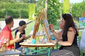 Experiencia artística con degustación de comida y vino en Lazise