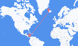 Vuelos de Panamá a Islandia
