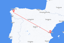 Vuelos desde santiago de compostela, España a Valencia, España